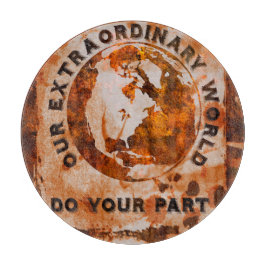 Unsere außergewöhnliche Welt Schneidebrett