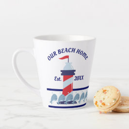 Unsere Beach Zuhause, Lighthouse Milchtasse