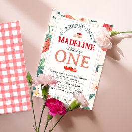 Unsere Berry Sweet Birthday Einladung
