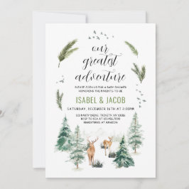 Unsere Beste Adventure Baby-Dusche Einladung