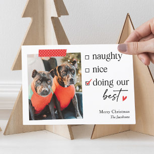 Unsere beste EDITIERBARE FARBE Weihnachtskarte Feiertagskarte