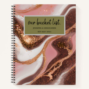 Unsere Bucket-Liste Notizbuch