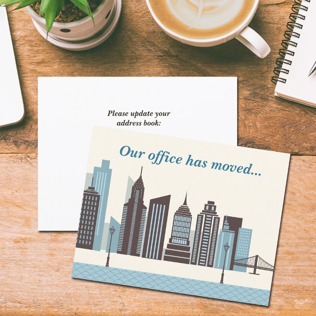 Unsere Büros haben die moderne Skyline der Stadt v Ankündigung (Von Creator hochgeladen)