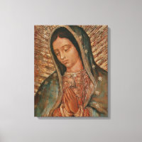 unsere Dame aus Guadalupe Leinwand