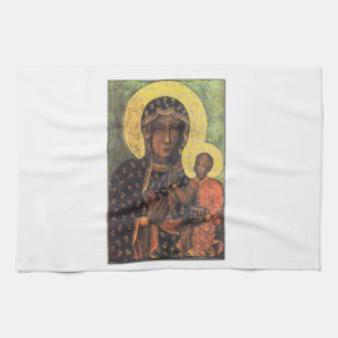 Unsere Dame Czestochowa Geschirrtuch