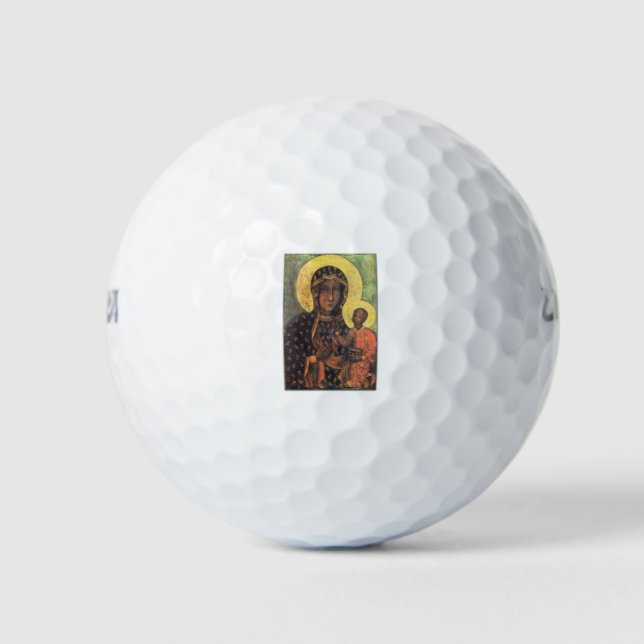 Unsere Dame Czestochowa Golfball (Vorderseite)
