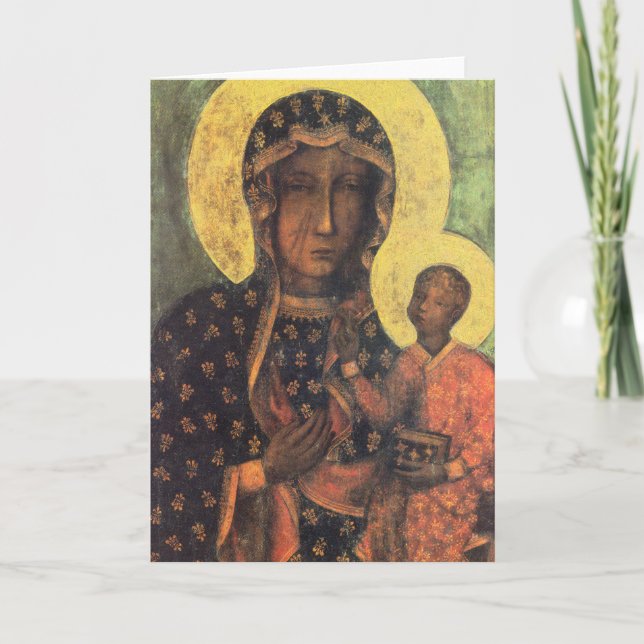 Unsere Dame Czestochowa Karte (Vorderseite)