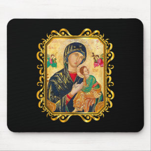 Unsere Dame der ewigen Hilfe, gesegnete Mutter Mar Mousepad