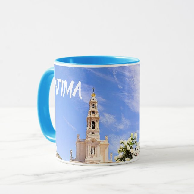 Unsere Dame der Fatima-Tasse Tasse (Vorderseite Links)