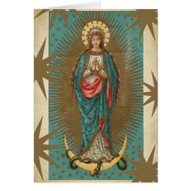 Unsere Dame der Guadalupe-Mond-Sterne (Vorne)