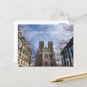 Unsere Dame der Kathedrale von Reims, Frankreich Postkarte