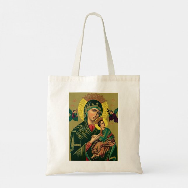 unsere Dame der ständigen Hilfe Tasche (Rückseite)