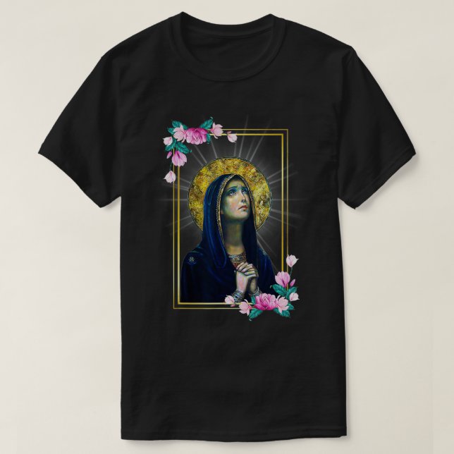 Unsere Dame der Trauern Dolours Piety Mater Doloro T-Shirt (Design vorne)