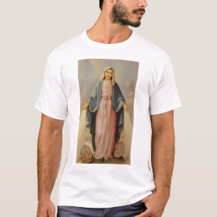 Unsere Dame der Vintagen Lateinmesse Rosary T-Shirt