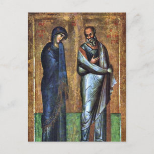 Unsere Dame der Zuflucht und John das Evangelisten Postkarte