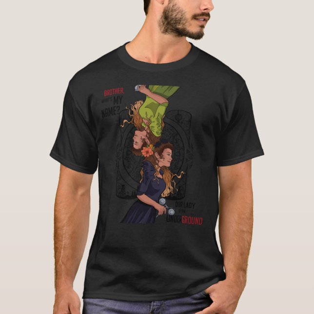 Unsere Dame des klassischen Untergrund-T - Shirt (Vorderseite)
