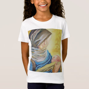 Unsere Dame des Schweigens hält das Baby Jesus T-Shirt