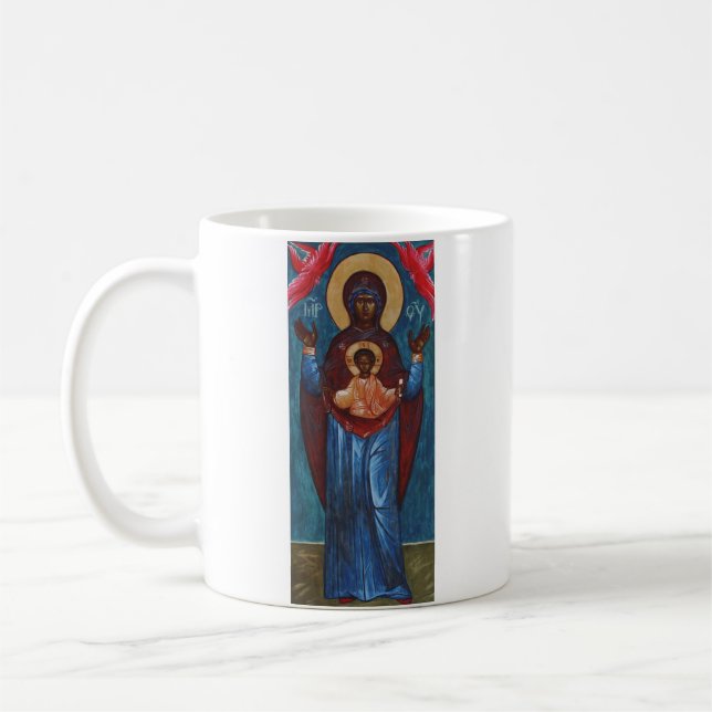 Unsere Dame des Zeichens Kaffeetasse (Links)