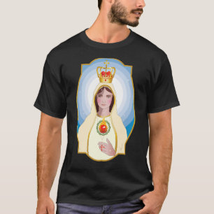 Unsere Dame Fatima Rosary Gebet Heilig gesegnet Ma T-Shirt