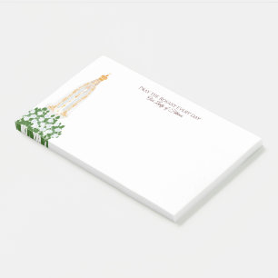 Unsere Dame Fatima und weiße Rosen Post-it Klebezettel