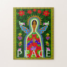 Unsere Dame Guadalupe Angel Peace Puzzle