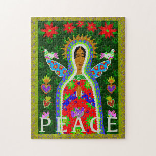 Unsere Dame Guadalupe Angel Peace Puzzle