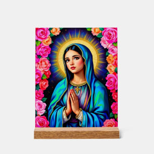 Unsere Dame Guadalupe, die Jungfrau Maria Niedlich Acrylschild