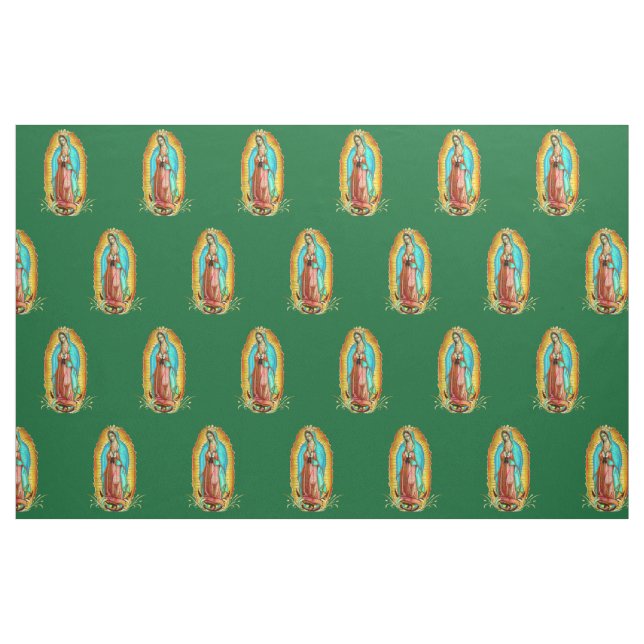 Unsere Dame Guadalupe Jungfrau Mary Zarape Katholi Stoff (Fat Quarter (45,7 x 55,9 cm))
