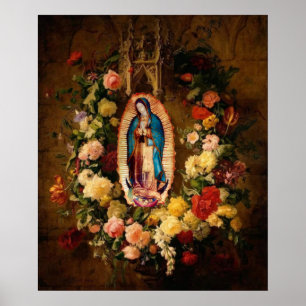 Unsere Dame Guadalupe, Nuestra Señora de Guadalupe Poster