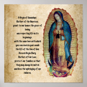 Unsere Dame Guadalupe, Nuestra Señora de Guadalupe Poster