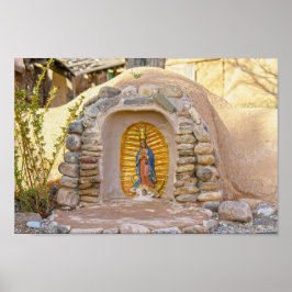 Unsere Dame Guadalupe, Ranchos De Taos, New Mexico Poster