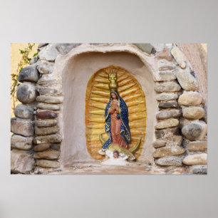 Unsere Dame Guadalupe, Ranchos De Taos, New Mexico Poster