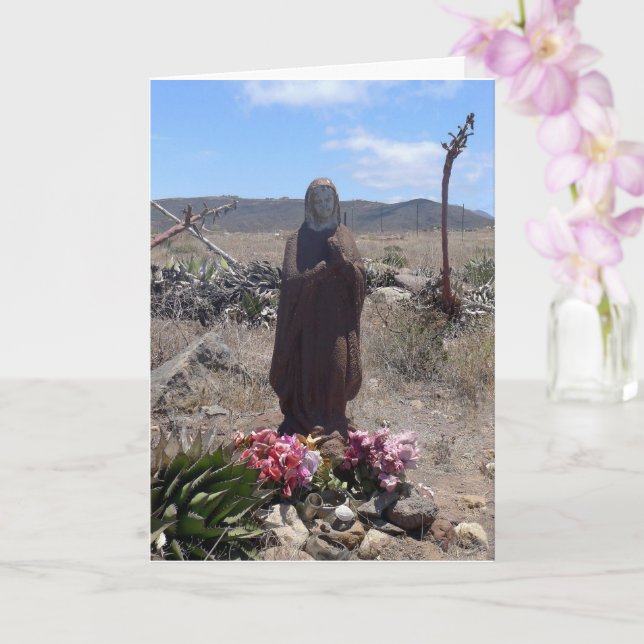 Unsere Dame Guadalupe Roadside Shrine - Karte (Orchidee)