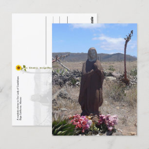 Unsere Dame Guadalupe Roadside Shrine - Postkarte