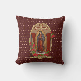 Unsere Dame Guadalupe Santa Maria Spanische Jungfr Kissen