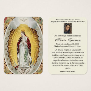 Unsere Dame Guadalupe Spanische Beerdigung Heilige