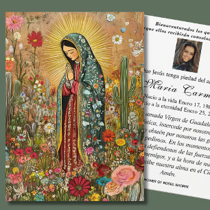 Unsere Dame Guadalupe Spanische Beerdigung Heilige