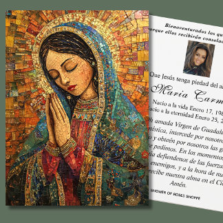 Unsere Dame Guadalupe Spanische Beerdigung Heilige