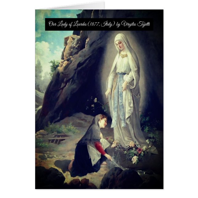 Unsere Dame Lourdes Saint Bernadette (Vorne)