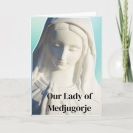 Unsere Dame Medjugorje Card Karte
