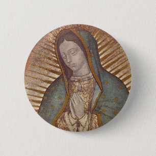 UNSERE DAME OF GUADALUPE BUTTON
