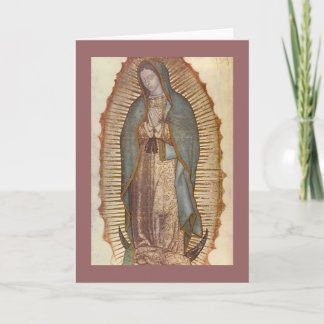 UNSERE DAME OF GUADALUPE KARTE