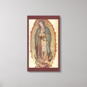UNSERE DAME OF GUADALUPE LEINWANDDRUCK