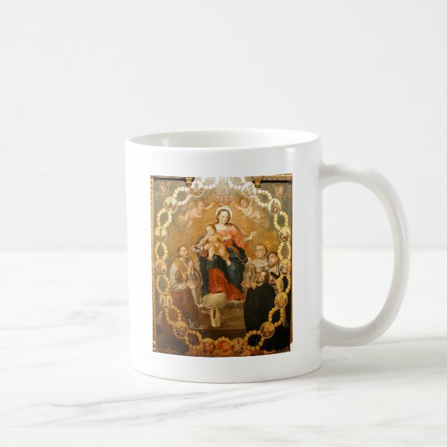 UNSERE DAME OF THE ROSARY KAFFEETASSE (Rechts)
