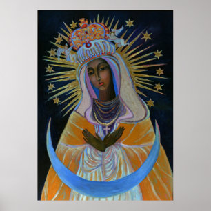 Unsere Dame Ostra Brama Mother des Poster