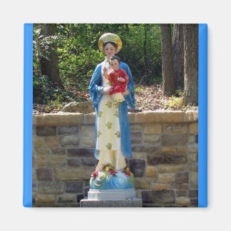 Unsere Dame vom La Vang Square Magnet