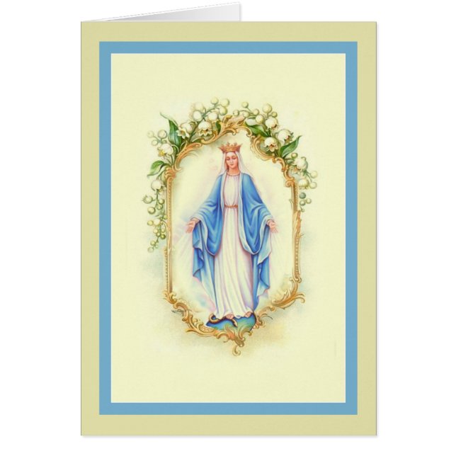 Unsere Dame von Anmut-Jungfrau-Mary-Blumen (Vorne)