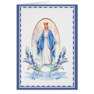 Unsere Dame von Anmut-Jungfrau-Mary-Blumen