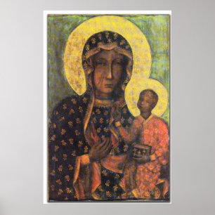 Unsere Dame von Czestochowa Drucken Poster