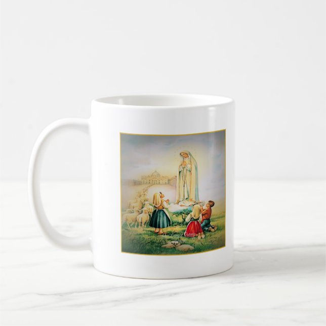 Unsere Dame von Fatima 1917 Kaffeetasse (Links)